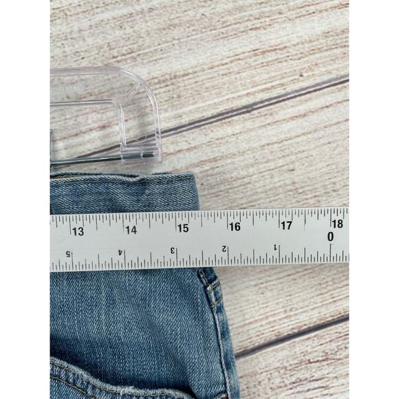 AG Adriano Goldschmied The Ex-Boyfriend Slim Jeans Women's 28 Blue Distressed - Picture 10 of 11